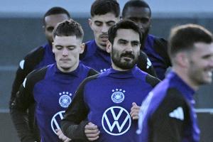 DFB-Training mit Gündogan und Wirtz