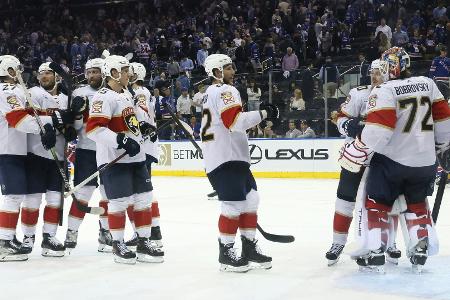 NHL: Panthers gehen gegen Rangers in Führung NHL: Panthers gehen gegen Rangers in Führung