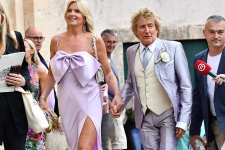 Rod Stewart wohnt der Hochzeit seines Sohnes in Kroatien bei Rod Stewart wohnt der Hochzeit seines Sohnes in Kroatien bei