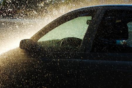 Auto Hagel Regen Auto Hagel Regen