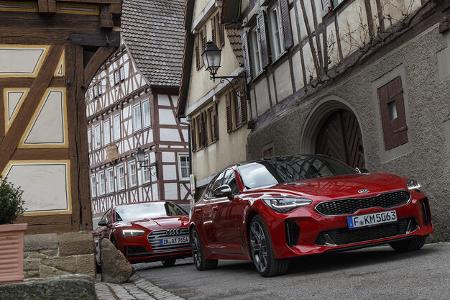 Audi S5 Sportback, Kia Stinger GT 3.3 T-GDI AWD, Exterieur