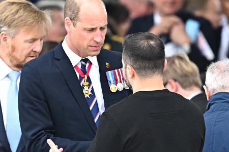 D-Day-Gedenkfeier: Prinz William und Wolodymyr Selenskyj in Frankreich D-Day-Gedenkfeier: Prinz William und Wolodymyr Selenskyj in Frankreich