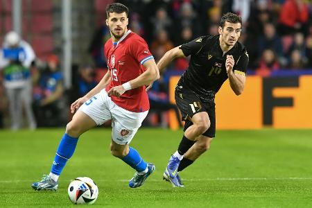 EM-Test: Jurasek und Cerny treffen beim 7:1 für Tschechien EM-Test: Jurasek und Cerny treffen beim 7:1 für Tschechien