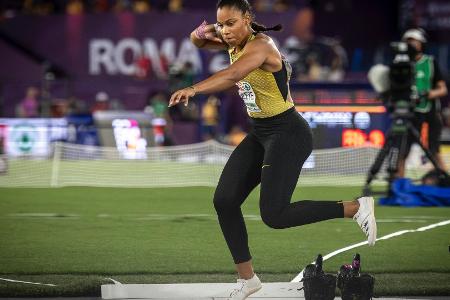 Kugelstoßerin Ogunleye holt erste deutsche EM-Medaille Kugelstoßerin Ogunleye holt erste deutsche EM-Medaille