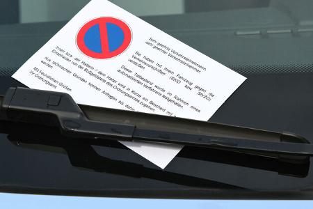 Knöllchen Parkticket