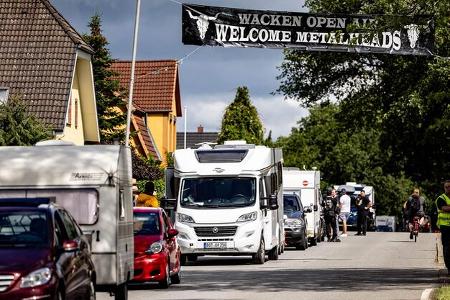 Wohnmobil, Wacken, Wohnwagen, Anreise, Straße Wohnmobil, Wacken, Wohnwagen, Anreise, Straße