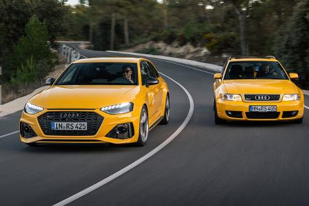Audi RS 4 Avant B9 Edition 25 Years und Audi RS 4 Avant B6