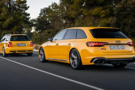 Audi RS 4 Avant B9 Edition 25 Years und Audi RS 4 Avant B6