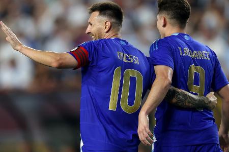 Zwei Messi-Tore: Argentinien glänzt bei Copa-Generalprobe Zwei Messi-Tore: Argentinien glänzt bei Copa-Generalprobe
