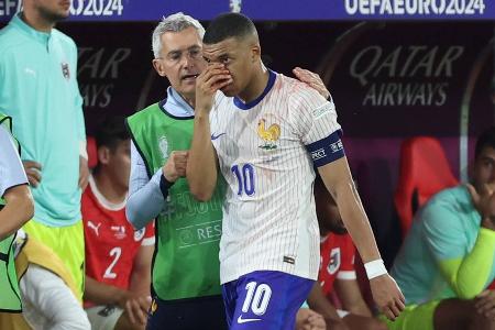 EM 2024: Frankreichs Star Kylian Mbappé nimmt Nasenbeinbruch mit Humor EM 2024: Frankreichs Star Kylian Mbappé nimmt Nasenbeinbruch mit Humor