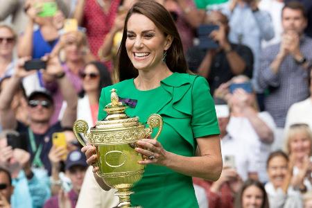 Wird Prinzessin Kate die Wimbledon-Pokale überreichen? Wird Prinzessin Kate die Wimbledon-Pokale überreichen?