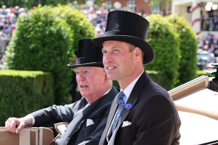 Royal Ascot: Prinz William springt für König Charles ein Royal Ascot: Prinz William springt für König Charles ein