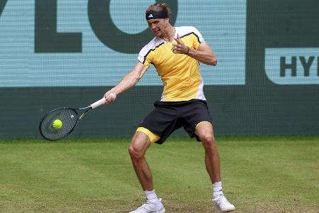 Halle: Zverev erreicht Halbfinale Halle: Zverev erreicht Halbfinale