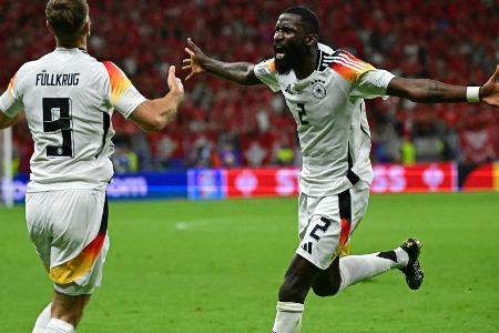 Einsatz von Rüdiger im EM-Achtelfinale fraglich Einsatz von Rüdiger im EM-Achtelfinale fraglich