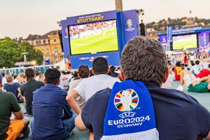 Drei Verletzte in Stuttgarter Fanzone