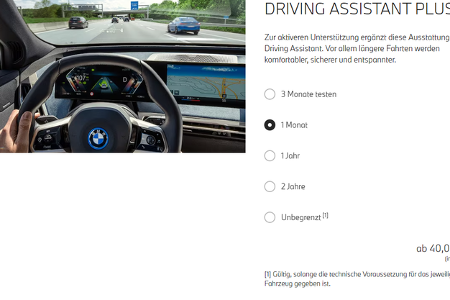 Screenshot Connected Drive Store Driving Assistant Plus