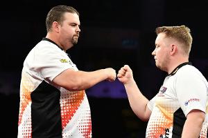Clemens und Schindler gewinnen Darts-Krimi gegen Neuseeland