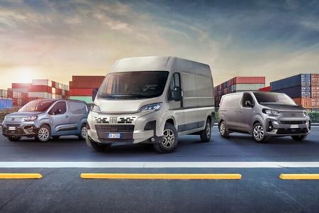 Neue Stellantis Vans und Transporter 2024 Opel Peugeot Citro‘n Fiat