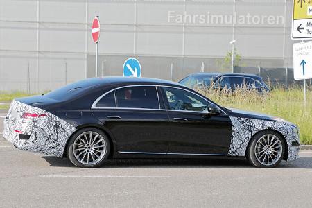 Erlkönig Mercedes S-Klasse Facelift