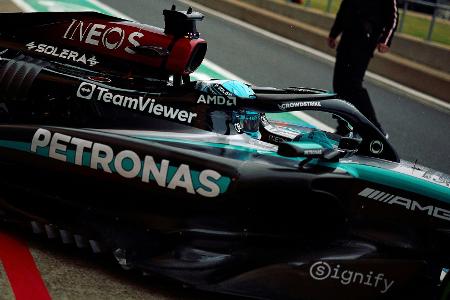 Formel 1: Russell Trainingsschnellster bei Nässe Formel 1: Russell Trainingsschnellster bei Nässe