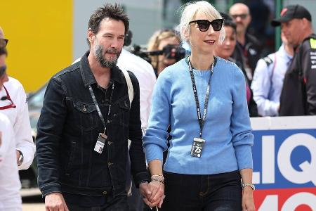 Keanu Reeves besucht mit Alexandra Grant den Sachsenring Keanu Reeves besucht mit Alexandra Grant den Sachsenring