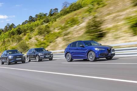 Alfa Romeo Stelvio, Audi Q5, BMW X3