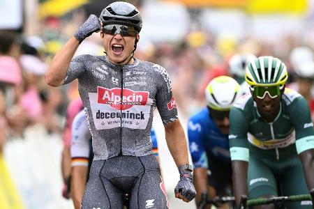 Philipsen gewinnt zehnte Tour-Etappe - Ackermann Dritter Philipsen gewinnt zehnte Tour-Etappe - Ackermann Dritter