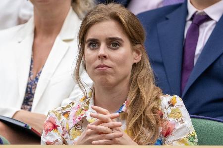 Prinzessin Beatrice genießt Wimbledon in der Royal Box Prinzessin Beatrice genießt Wimbledon in der Royal Box