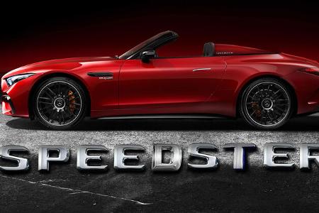 Mercedes SL Speedster Mockup 2024