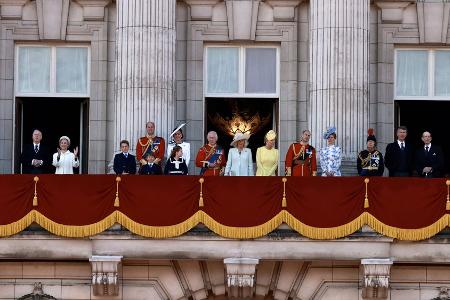 Ein Blick wie die Royals: Buckingham-Palast öffnet Balkonzimmer Ein Blick wie die Royals: Buckingham-Palast öffnet Balkonzimmer