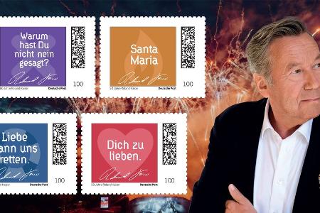 Roland Kaiser bekommt zum Bühnenjubiläum eigene Briefmarken Roland Kaiser bekommt zum Bühnenjubiläum eigene Briefmarken