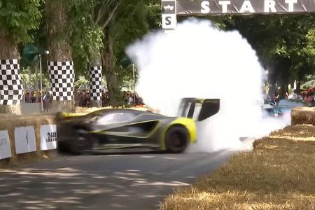 Lotus Evija X Elektro-Hypercar Crash Goodwood Lotus Evija X Elektro-Hypercar Crash Goodwood