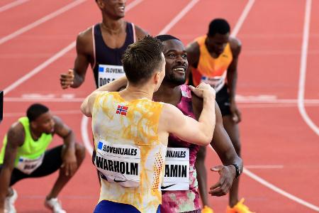 400 m Hürden: Benjamin schlägt Warholm knapp 400 m Hürden: Benjamin schlägt Warholm knapp