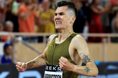 1500 m: Ingebrigtsen verbessert europäischen Rekord 1500 m: Ingebrigtsen verbessert europäischen Rekord