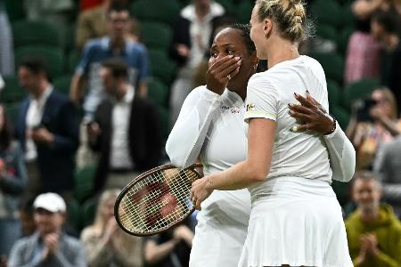 Wimbledon: Siniakova und Townsend gewinnen im Doppel Wimbledon: Siniakova und Townsend gewinnen im Doppel