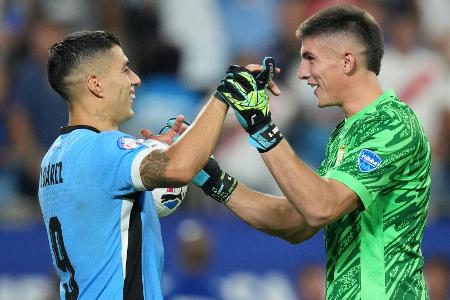 Copa America: Veteran Suarez sichert Uruguay Platz drei Copa America: Veteran Suarez sichert Uruguay Platz drei