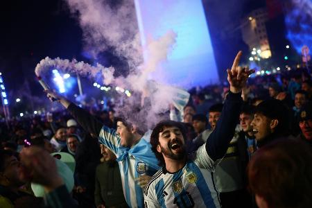 Nach Copa-Erfolg: Ausschreitungen in Buenos Aires Nach Copa-Erfolg: Ausschreitungen in Buenos Aires