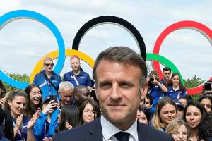 Macron verspricht im olympischen Dorf: "Wir sind bereit"
