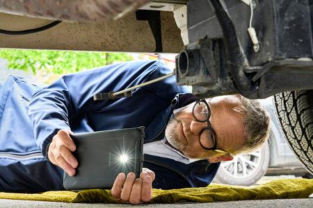 Bewertung von Gebrauchtfahrzeugen - Unterboden