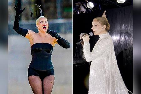 Olympia 2024: Lady Gaga und Céline Dion zeigen sich überwältigt Olympia 2024: Lady Gaga und Céline Dion zeigen sich überwältigt