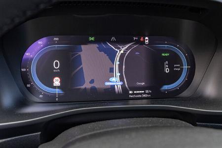 Volvo c40 P. E, lenkraddisplay