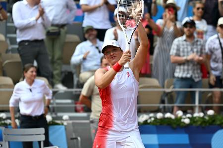 Tennis: Swiatek sichert sich Bronze mit 