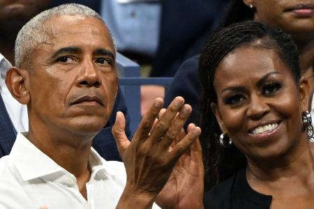Michelle Obama gratuliert ihrem Ehemann Barack: Michelle Obama gratuliert ihrem Ehemann Barack: