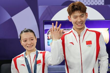Olympische Spiele: Diese Paare wetteifern gemeinsam in Paris Olympische Spiele: Diese Paare wetteifern gemeinsam in Paris