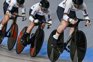 BDR-Trio im Teamsprint solide - Weltrekord durch Großbritannien