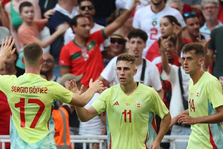 Spaniens Fußballer erneut im Olympia-Finale Spaniens Fußballer erneut im Olympia-Finale