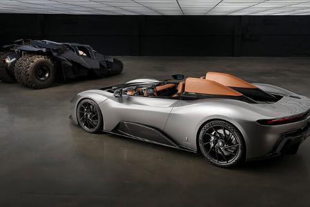 Automobili Pininfarina B95 Gotham mit Tumbler Batmobil Automobili Pininfarina B95 Gotham mit Tumbler Batmobil