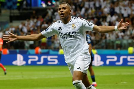 Mbappe trifft: Real triumphiert im europäischen Supercup Mbappe trifft: Real triumphiert im europäischen Supercup