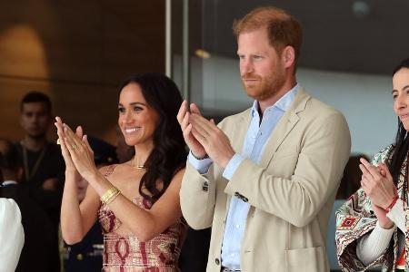 Harry und Meghan haben in Kolumbien Harry und Meghan haben in Kolumbien