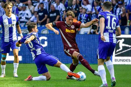 Hertha gewinnt nach fulminantem Schlussspurt Hertha gewinnt nach fulminantem Schlussspurt